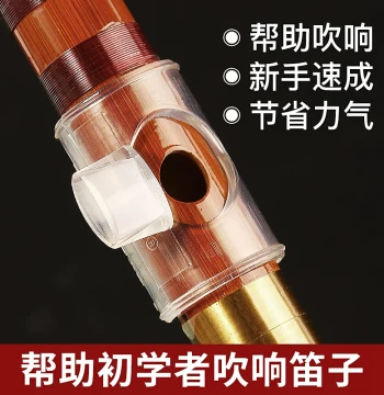 Flute Mouthpiece Assistant for Beginners, Easy-Blow Aid Device Compatible with D, E, F, G Keys