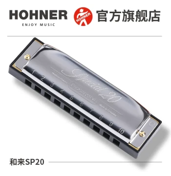 German HOHNER Special 20 Blues Harmonica 10-Hole for Students and Beginners