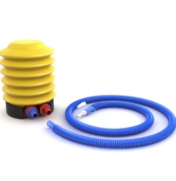 4-Inch Air Column Bag Inflator, Foot Pedal and Hand Press Portable Tool, Multi-Use Pump for Air Cushions