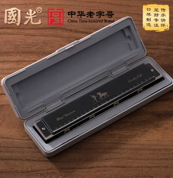 Authentic Guoguang 24-Hole Tremolo Harmonica in C Key - Premium Choice for Beginners to Professionals