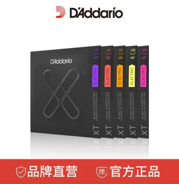 D'Addario XT Coated Electric Guitar Strings – Nickel-Plated Set, Imported Original