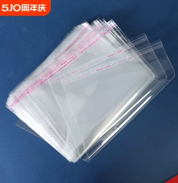 OPP Self-Adhesive Clothing Bags - Transparent Plastic Peel-and-Stick Envelopes for Apparel and Books, Wholesale 30*40
