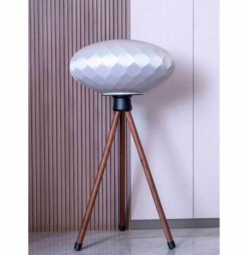 [Miki] Solid Wood and Aluminum Metal Tray Speaker Stand Compatible with Bowers & Wilkins Wedge