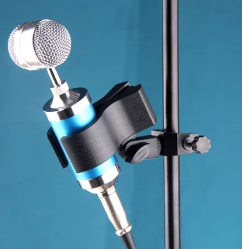 Microphone Clip Stand Accessory - Multi-Function Adjustable Tube Clamp for Tripods, Universal for Live Streaming Extra Mounts