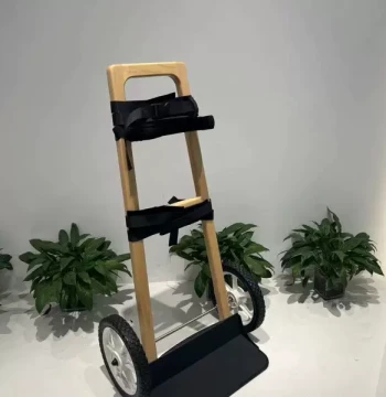 Harp Trolley – Solid Wood Transport Cart Specifically Designed for Harps and Orchestra Use