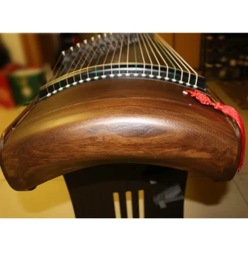 163 Guzheng Professional Grade Carved Soundboard, Pure Solid Wood Plain Surface, Teaching, Performance, and Grading, Mountain-Water Grain, Full Accessory Kit Included