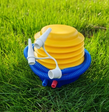 Large High-Efficiency Yellow Foot Pump for Balloons, Air Mattresses, Swim Rings, and Sofas