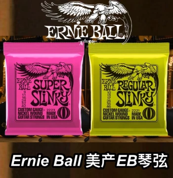 Ernie Ball USA-Made EB Electric Guitar Strings - Gauges 09-42 / 10-46