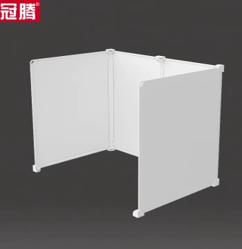 Office Desk Partition Screen, Center and Side Dividers, L-Shaped and U-Shaped for 2 or 4-Person Workstations, Finance Desk Privacy Barrier