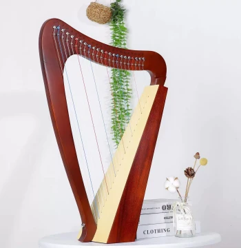 Selected Portable Harps – 15, 19, or 23 Strings, Easy to Learn Irish Celtic Lyre Instruments