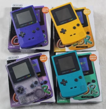 Nintendo Original GAMEBOY COLOR GBC Colorful Handheld Game Console Retro 80s Tetris