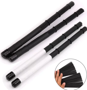 In Stock Cajon Drum Brush Kahon Drum Set Nylon Wavy Drum Brush Bundle Stick Wavy Drum Brush Multiple Colors Available