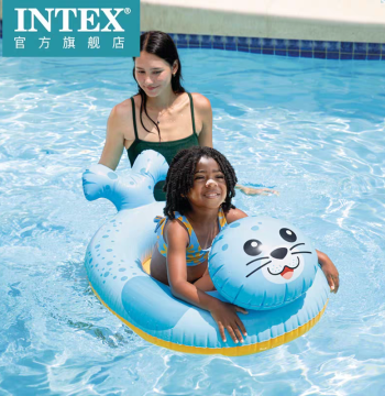 Children's Motorboat Inflatable Boat Infant Pet Water Small Boat Ride Swimming Ring Baby Floating Air Cushion for Photography