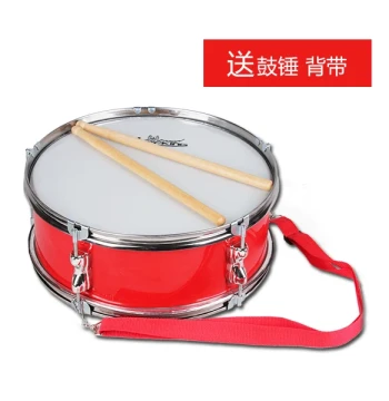 Wolf King 11/13 Inch Snare Drum, Western Instrument for Youth Bands and Children's Percussion