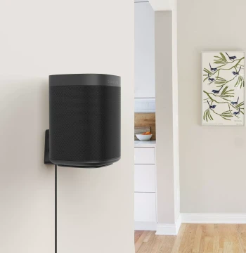 Sonos One SL Speaker Wall Mount Bracket Metal Hanger Black (Speaker Not Included)