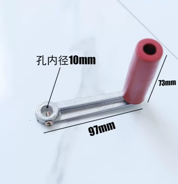 Manual Crank Blower Handle Lever Aluminum Alloy Handheld Air Blower Crank