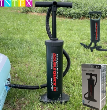 Children's Swim Ring with Effort-Saving Manual Air Pump, Large Inflator Pool Mattress Raft Outdoor Blower Tool