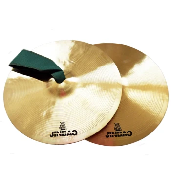 Jinbao Brass Marching Cymbals 8/11/14/15/16/18/20 inch Pair Hand Cymbals for Marching Bands