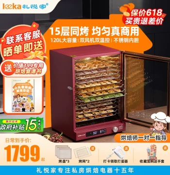 LiYueJia Commercial Convection Oven - 120L Large Capacity for Bakery and Kindergarten Use