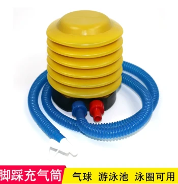 Portable Foot Air Pump - 800CC Inflator for Pools, Swim Rings, and Balloons, 4-Inch Tool