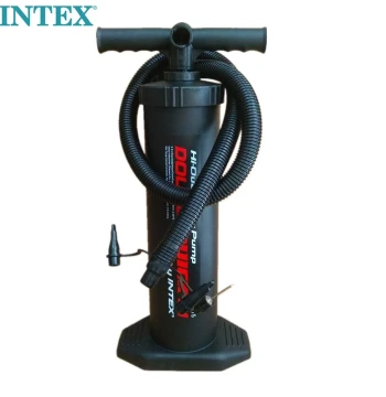 INTEX Large Manual Inflate/Deflate Pump with Needle for Swim Rings, Tents, Air Mattresses, Baskets, and Soccer Balls - Vacuum Extractor