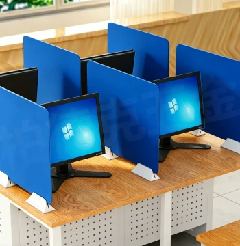 Student Desk Exam Divider for Computer Labs and Testing Rooms