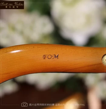 FOM Maple Violin Shoulder Rest, New Claw Design, Lightweight, Adjustable, Comfortable Instrument Accessory