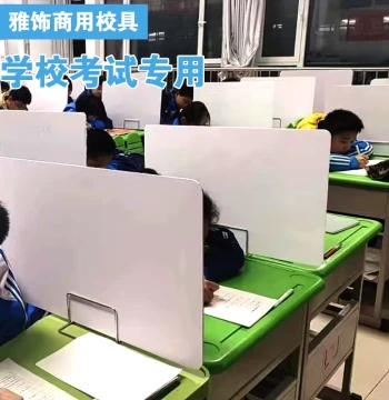 Student Anti-Splash Desk Exam Divider Desk PVC Board Cafeteria Table Isolation Plate Office Screen Partition