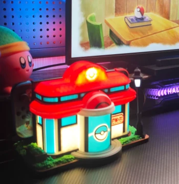 Pokémon Center Switch Dock with LED Effects - Creative Stand for NS OLED Desktop Decoration