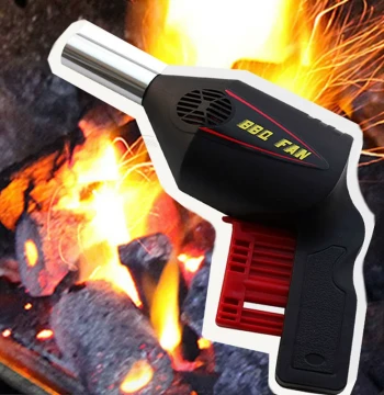 Outdoor Blower BBQ Tool - Hand-Press Manual Portable BBQ Fan for Camping