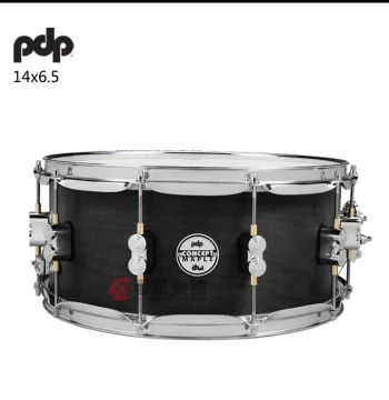 DW PDP Concept Black Maple WAX All-Maple Snare Drum 10x6 – Effects Side Snare