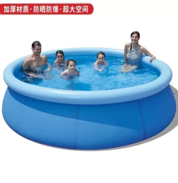 Inflatable Mesh Pool - Round Swimming Pool for Adults, Bathtub, Kids' Wading Pool, Large Home Family Pool