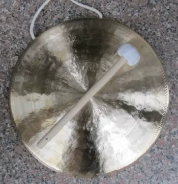Large Su Gong (with Mallet) Copper White Gong, Big Gong, Lion Gong, Small Lion Gong, 30CM Su Gong, 20cm Hand Gong