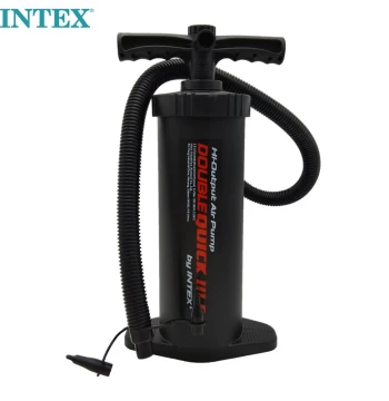 INTEX Fast Manual Air Pump Durable for Pool Swim Ring Tent Mattress Inflate Deflate Dual-Use