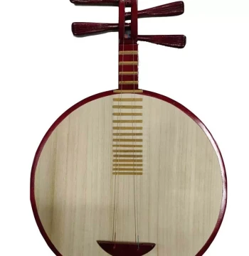 Yueqin Seven-Tone Nylon Strings, Equal Temperament Steel Strings, Beginner Starter Kit, Colored Wood Yueqin, Chaoshan Style