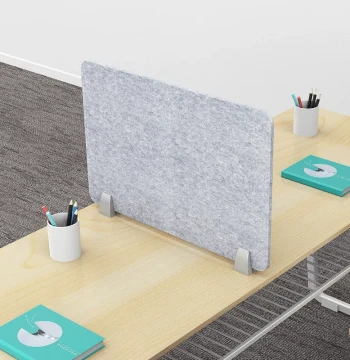 Office Desk Partition Screen – Privacy Divider with Light Blocking, Sun Shielding, Sound Absorption, and Height Extension for Student Computer Desks