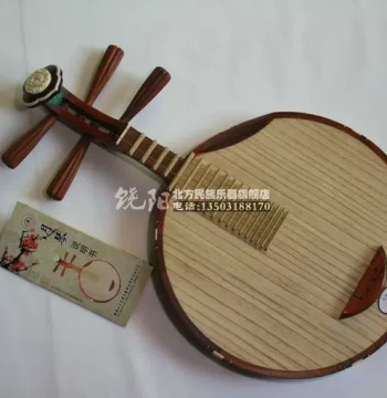 Hebei Raoyang Northern Ethnic Musical Instrument Factory Direct Sale Professional Old Rosewood Yueqin with Free Professional Case and Shipping