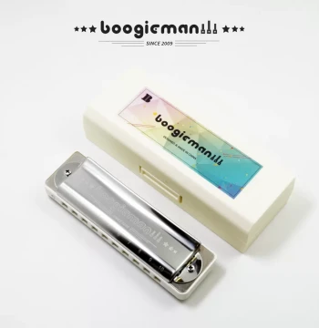 BoogieMan 10-Hole Blues Harmonica for Beginners - Official Flagship Store, Same Model as YuanYuan
