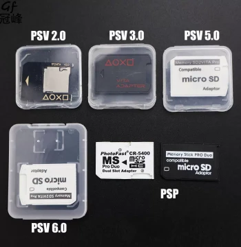 Card Adapter for PSP PSV PSV1000 2000 TF Card Sleeve Memory Card Converter Auto Eject Card Holder