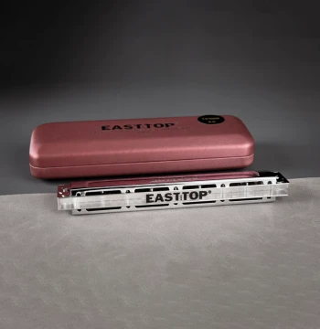 EASTTOP T2406S 2.0 New Upgrade Ultra-Thin Premium Performance Tremolo Harmonica in Key of C