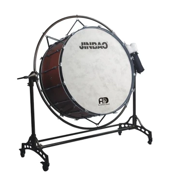 Jinbao JBBD 4018 Symphony Bass Drum - Indoor Concert Grand Drum with Wheeled Stand