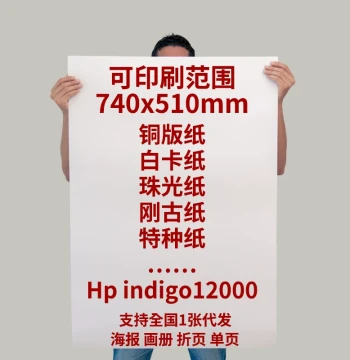 Large-Format Poster Custom Printing, Brochures, Tri-Folds, Oversized Artwork on Coated/Card/Pearlescent/Specialty Paper, HD Digital Rush Printing