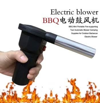 Outdoor Electric BBQ Blower - Mini Portable Fire Starter for Camping