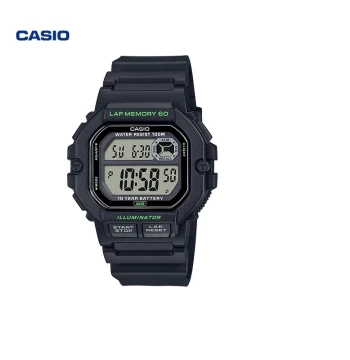 Casio Official Flagship Store WS-1400H Retro Square Digital Watch for Students - Authentic Official Product