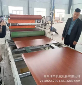 Foam Wood-Plastic Board Veneer Machine, Gypsum Board Non-Woven Fabric Laminator, Large Panel Sticker Machine