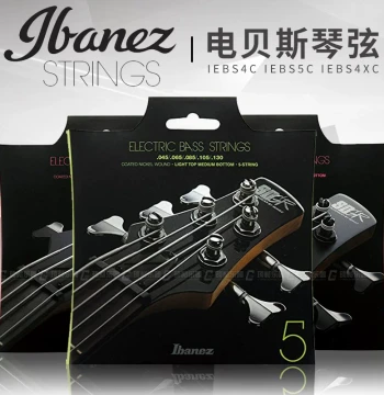 Ibanez IEBS4XC Coated Electric Bass Strings - Nickel Plated 4-String Bass Set