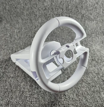 Wii Steering Wheel with Force Feedback, Wii Mario Steering Wheel with Base, Wii Stand Steering Wheel, Wii Accessories