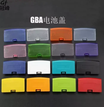 Multi-Color GBA Battery Back Cover, Game Boy Advance Console Shell and Battery Lid