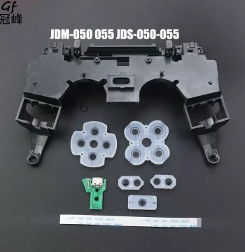 Internal Bracket USB Port Conductive Rubber 12-Pin Ribbon Cable for PS4 5.0 Controller JDM/JDS050055
