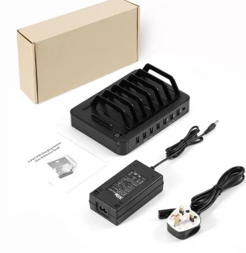 S762 Universal 7-Port Usb Charging Station Usb Fast Charger